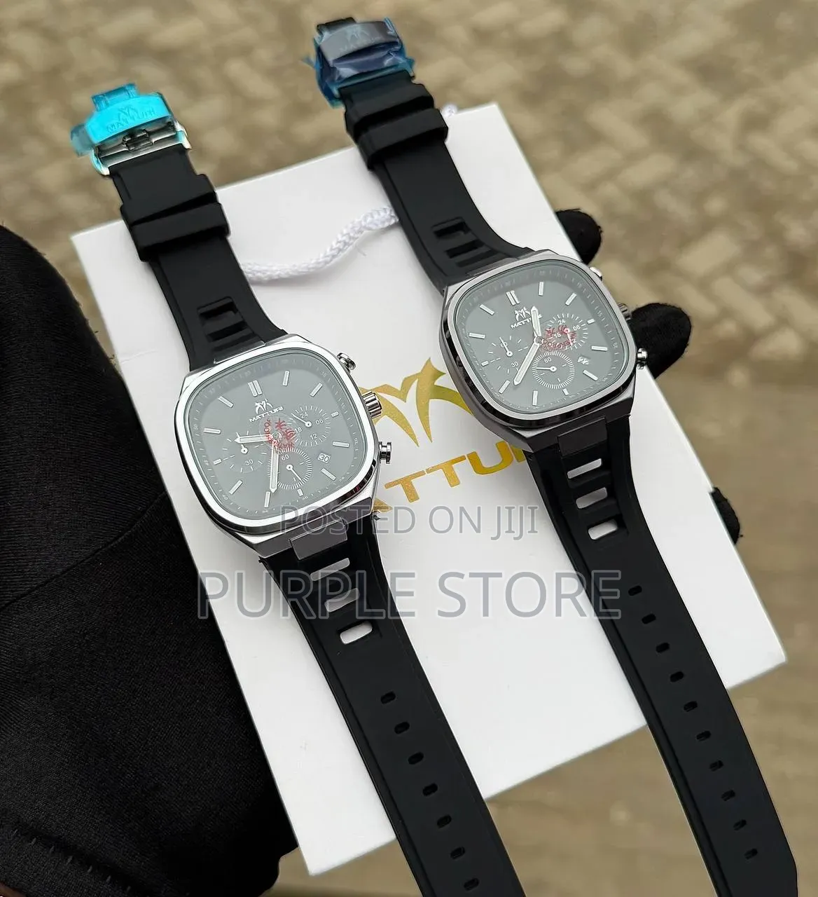 Matturi Chronograph Square Dial Watch