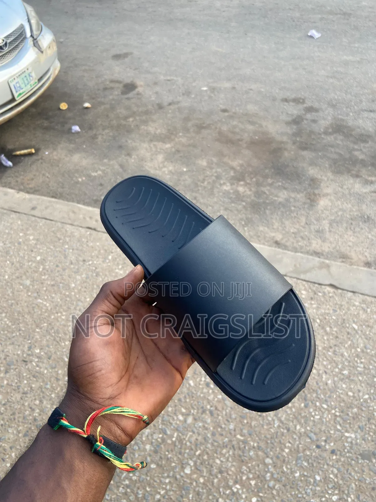 Luofu Unisex Rubber Slides — Quick Replacement