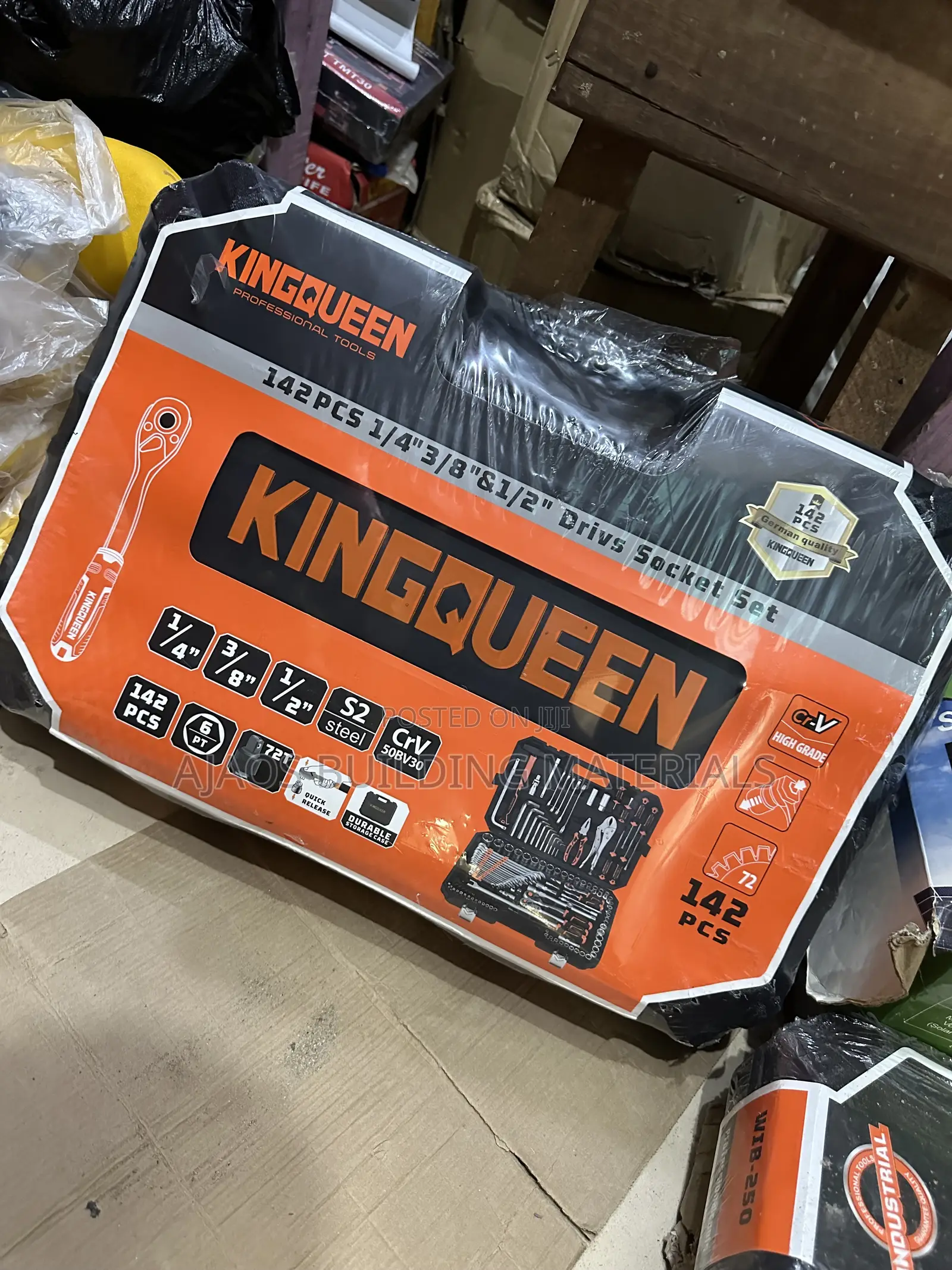 142pcs Kingqueen Drivs Socket Set