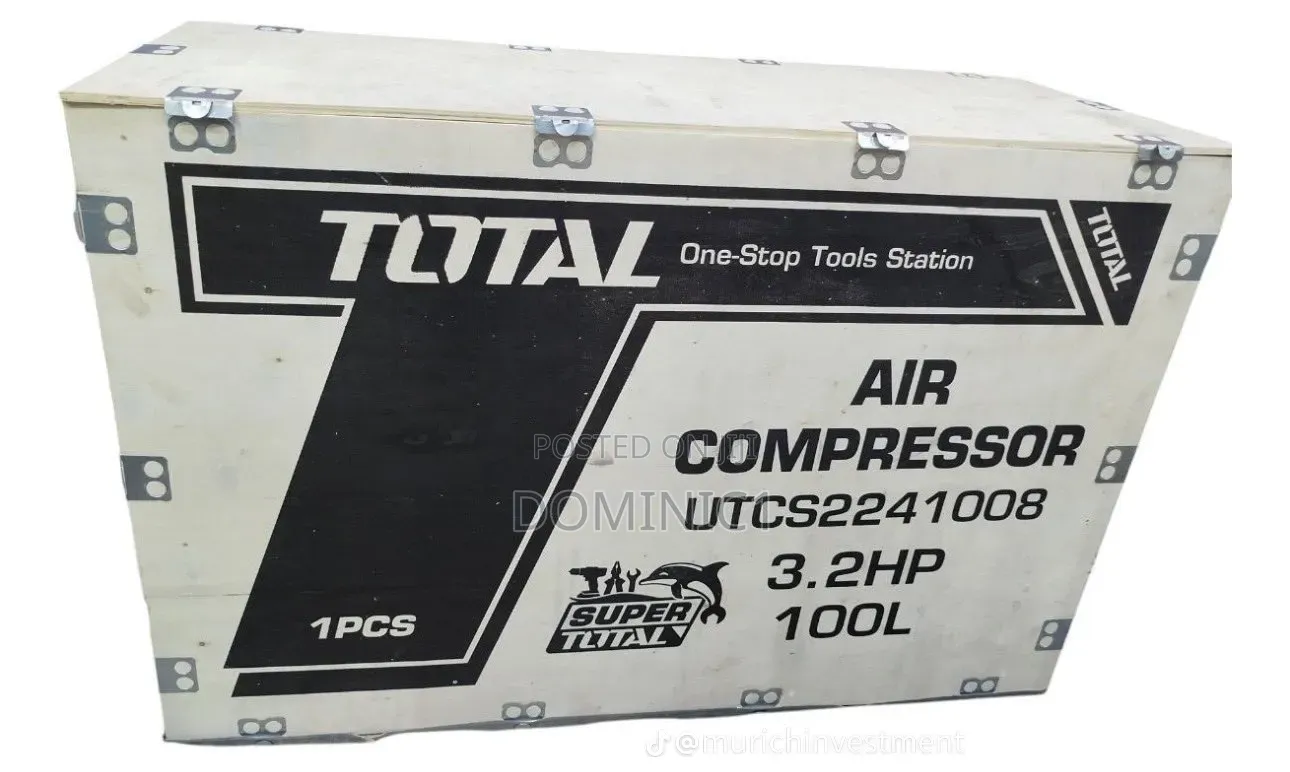 Total 100L Oil-Free Air Compressor (Model UTCS) a 3.2 HP Motor