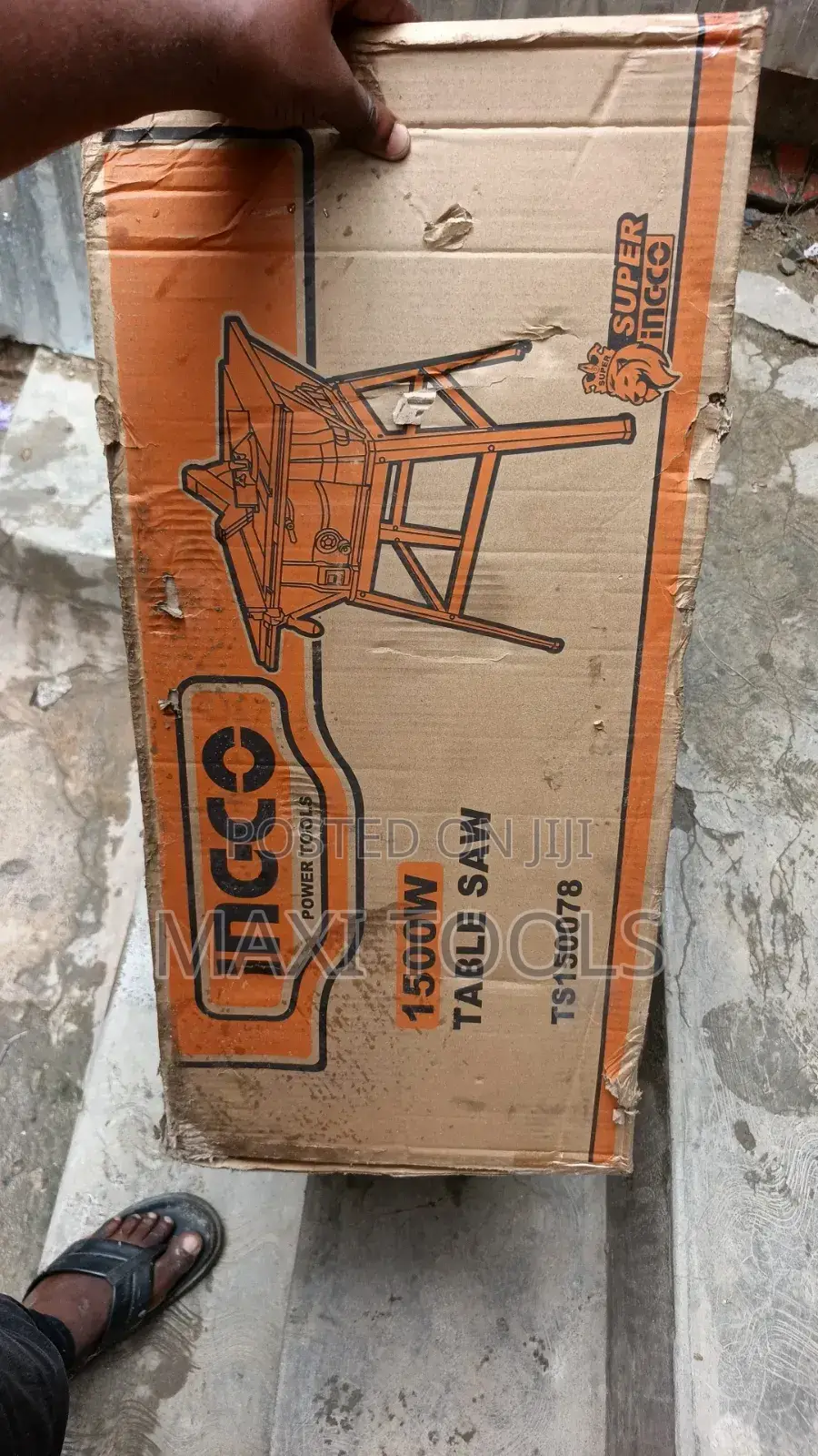 INGCO TS150078 1500W Table Saw With Stand.