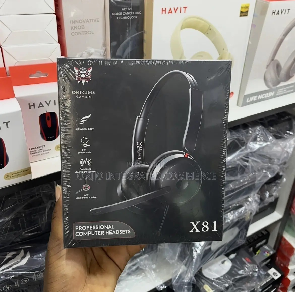 Onikuma Gaming Professional Computer Headsets X81