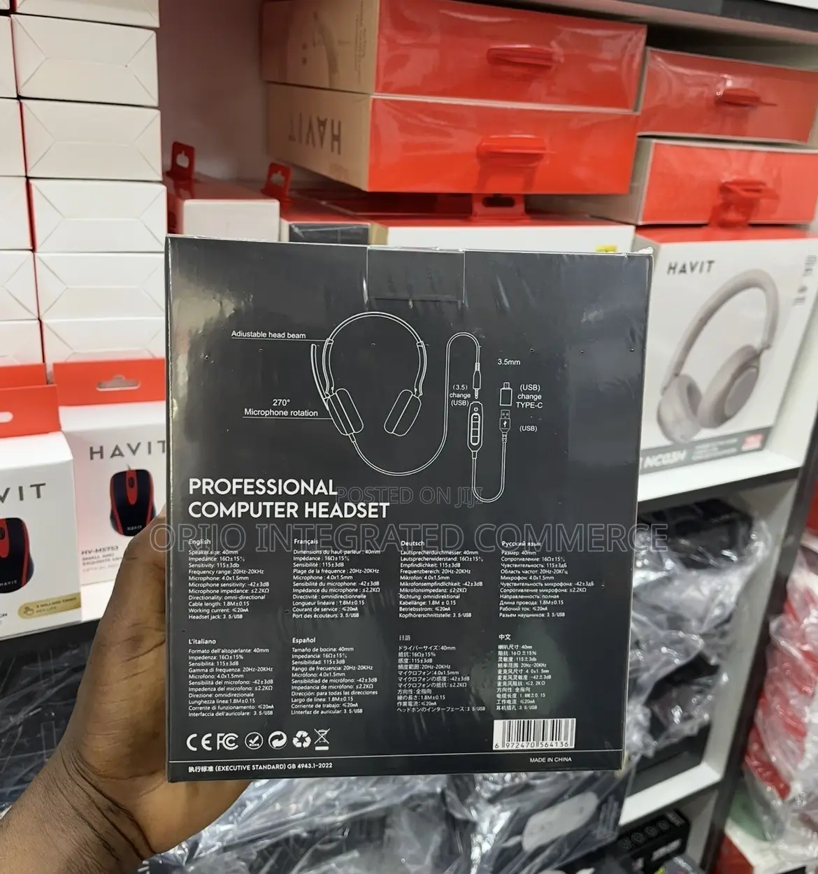 Onikuma Gaming Professional Computer Headsets X81