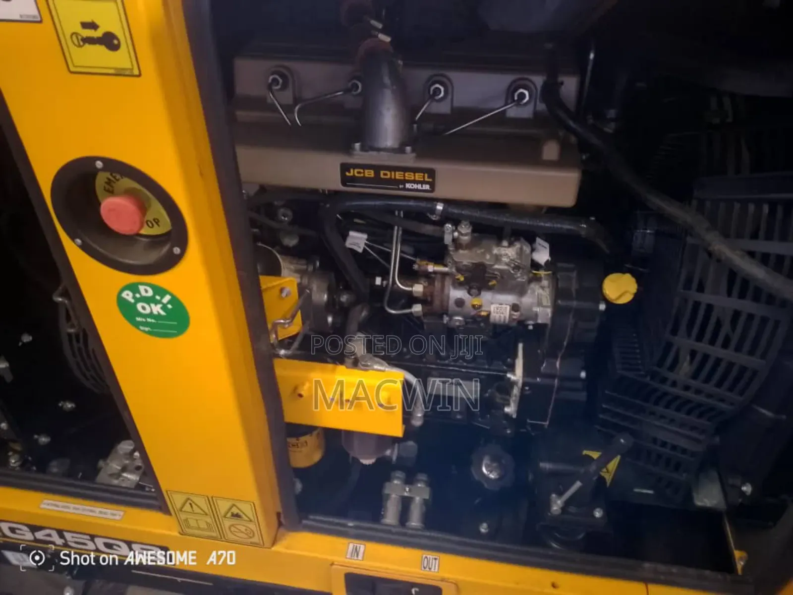 60kva Cat Fairly Used Soundproof Generator