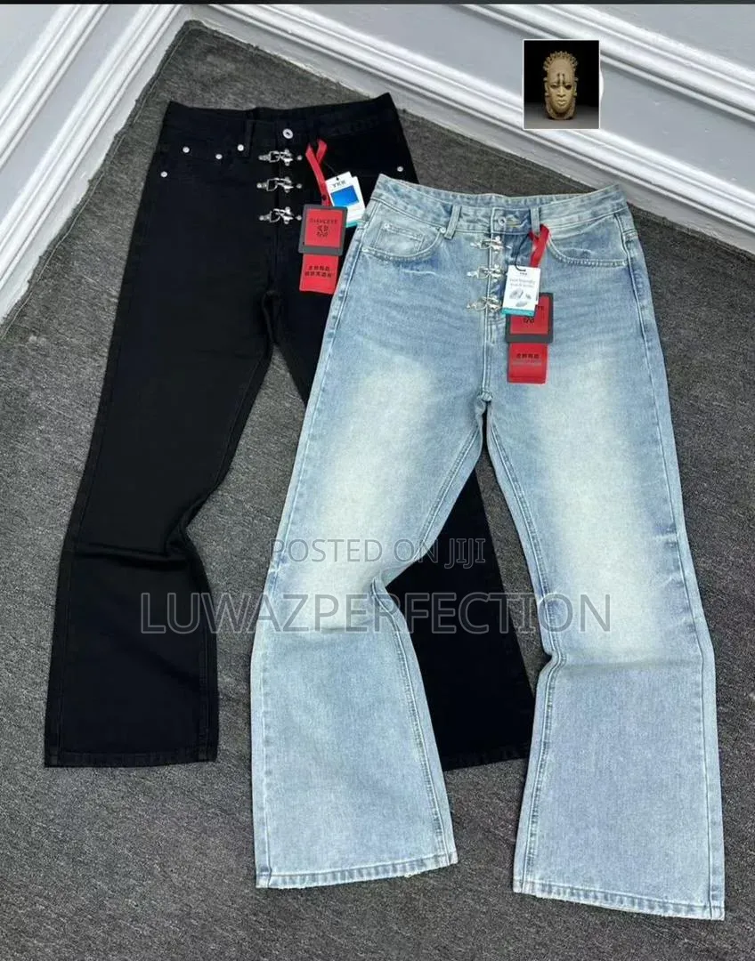 Premium Quality Luxury Denim Baggy Jeans Raw Fabrics Quality Denim