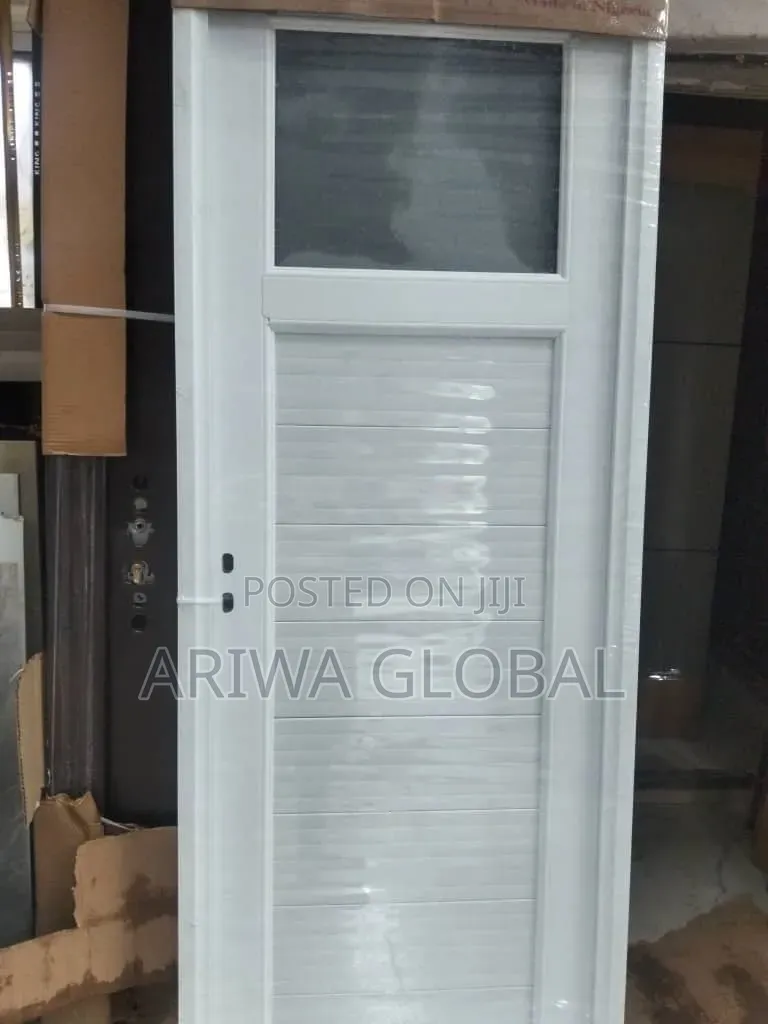 Nigeria Toilet Glass PVC Door