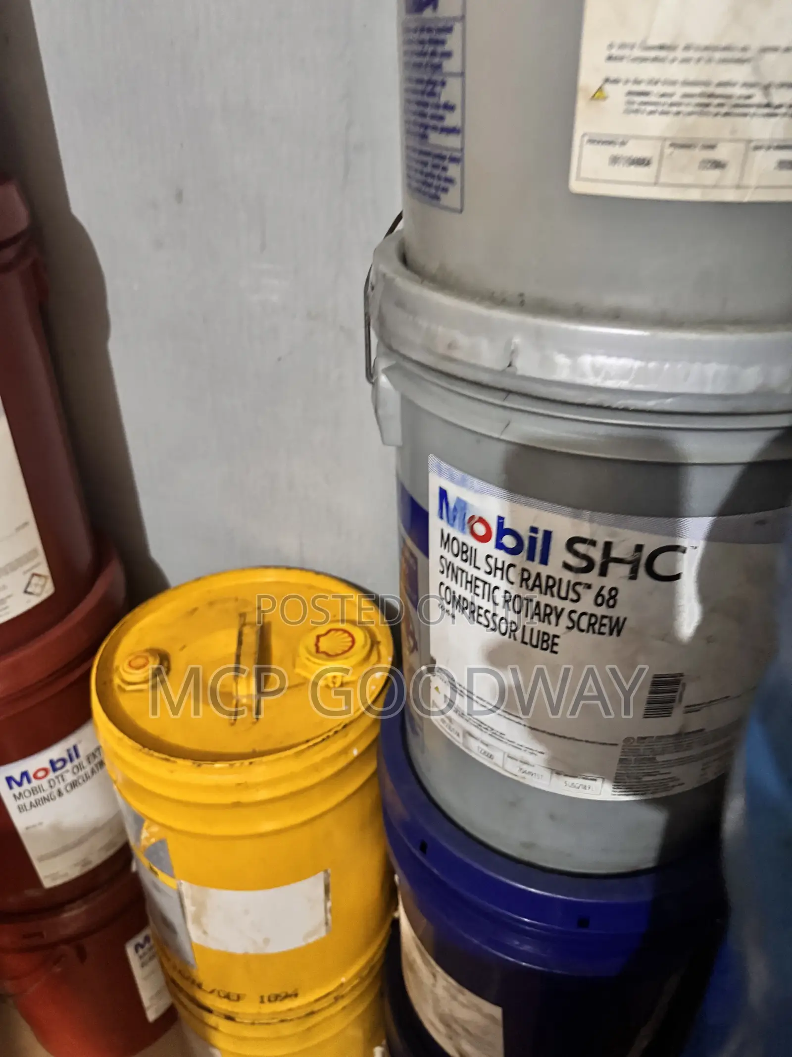 Mobil SHC Rarus 68 Synthetic Rotary Screw Compressor Lube 20L