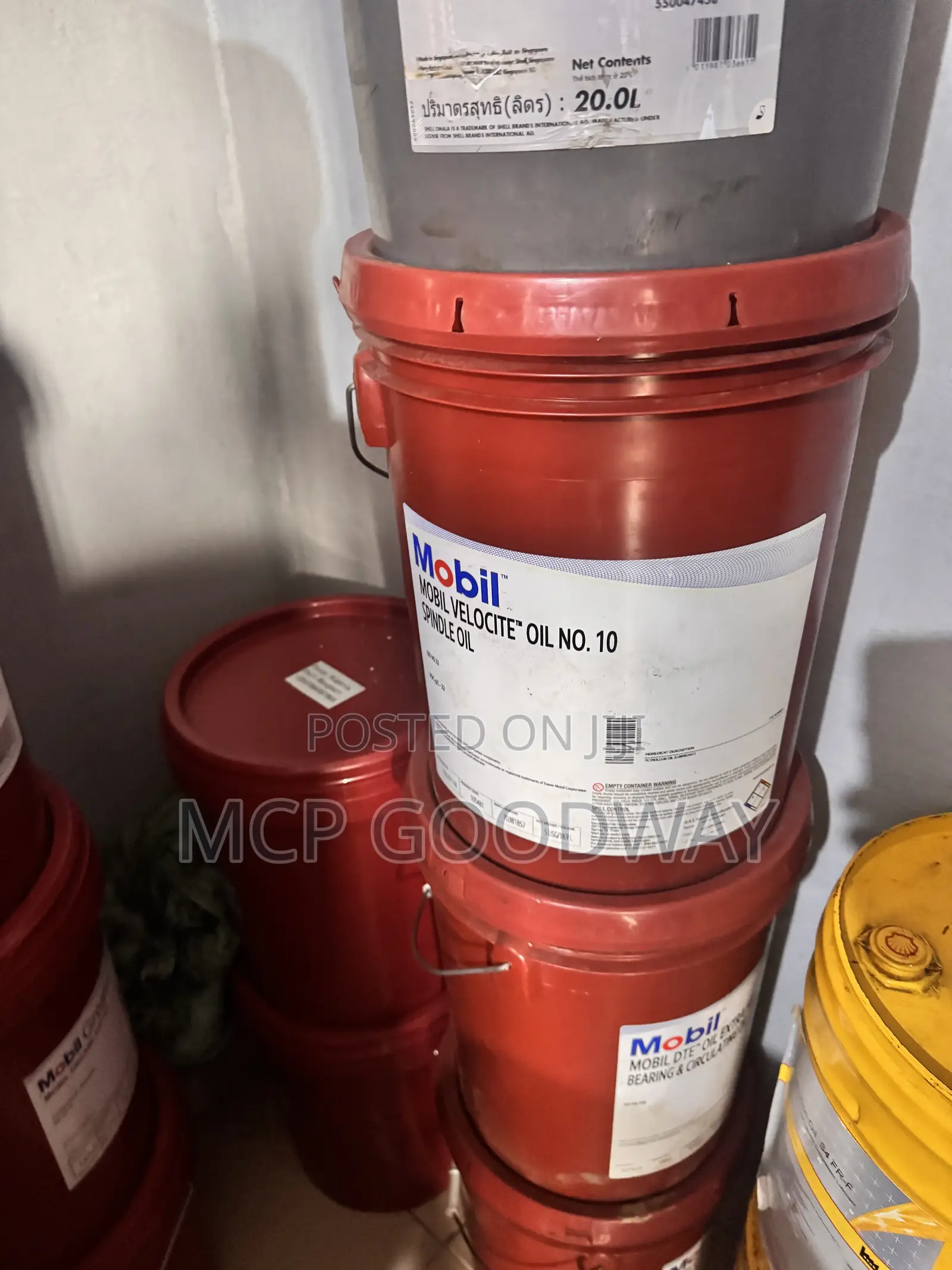 Mobil Velocite Oil No.10 Spildle Oil