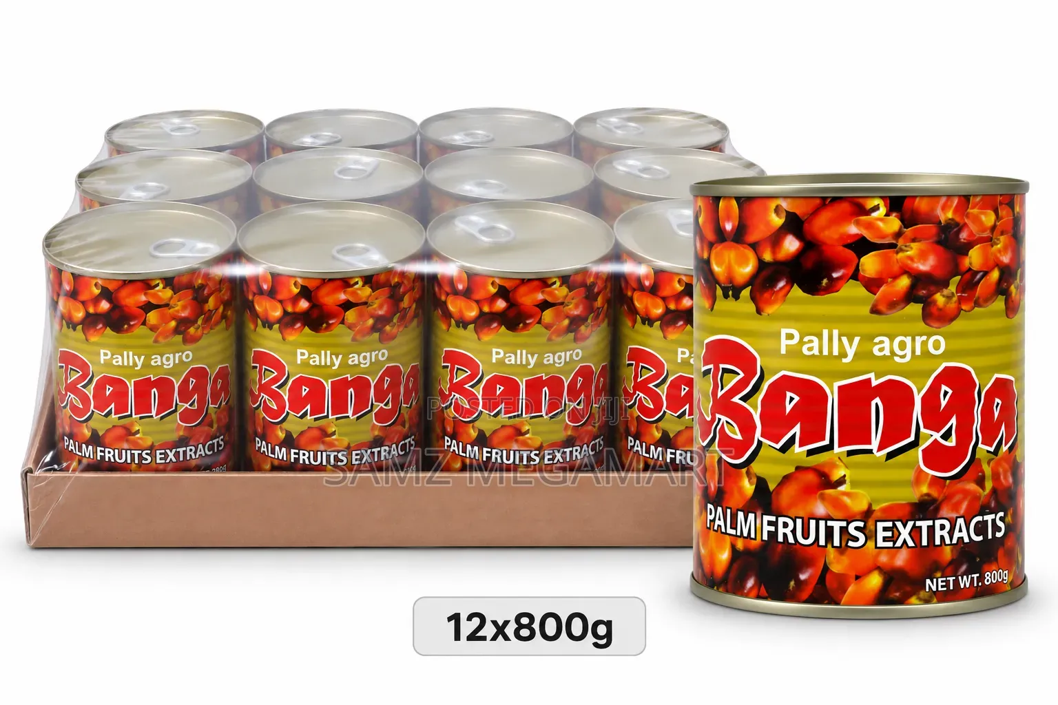 Pally Agro Banga Palm Fruits Extracts 12x800g