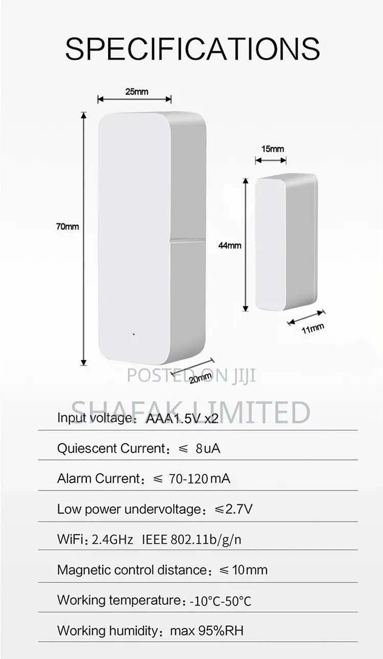 Tuya Smart Door Sensor