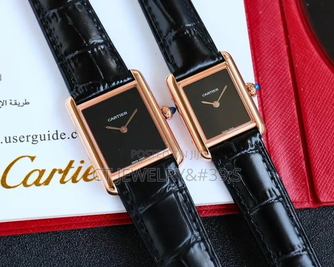 Cartier Tank Louis for Couples Yellow Gold Rectangular Cases (Combo)