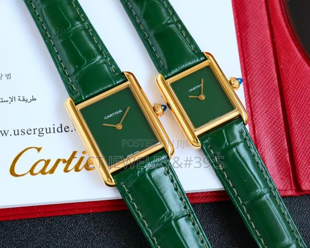 Cartier Tank Louis for Couples Yellow Gold Rectangular Cases (Combo)
