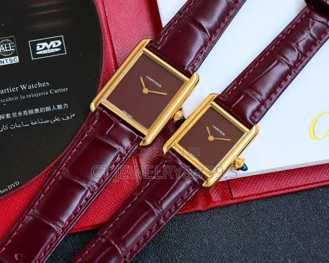 Cartier Tank Louis for Couples Yellow Gold Rectangular Cases (Combo)