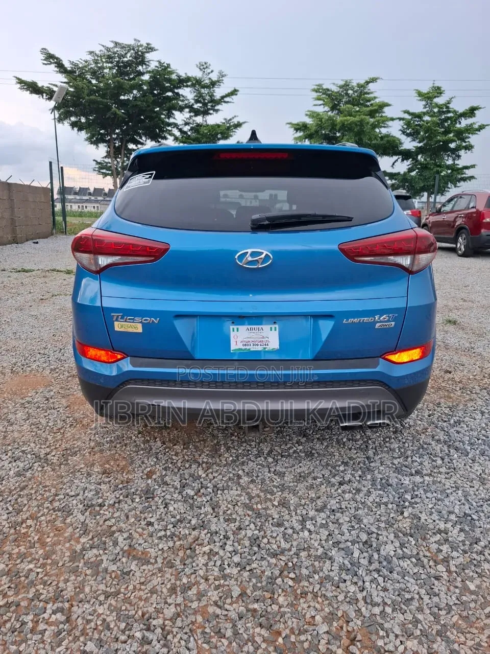 Hyundai Tucson Limited AWD 2016 Blue