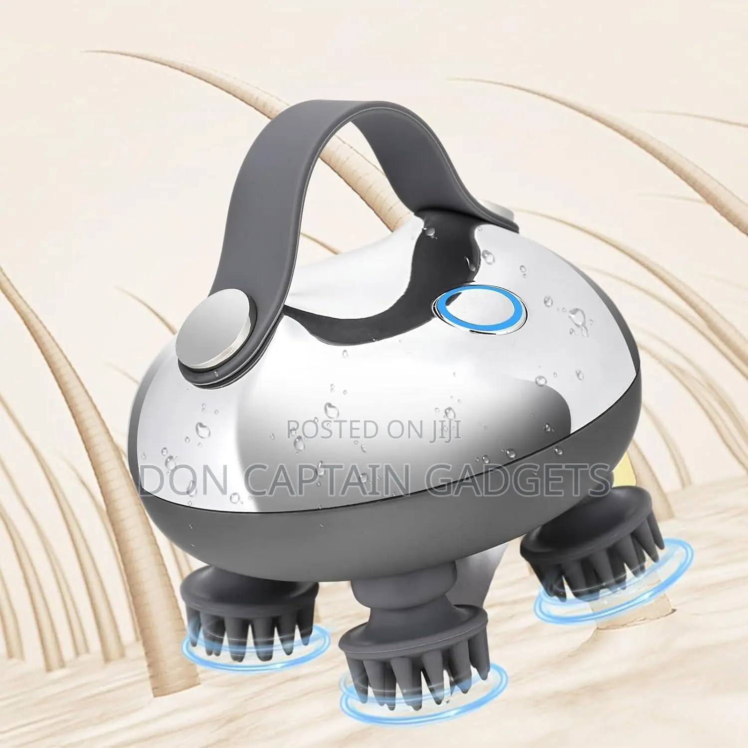 Electric Head and Scalp, Neck Massager, Portable Rechargeable Handheld