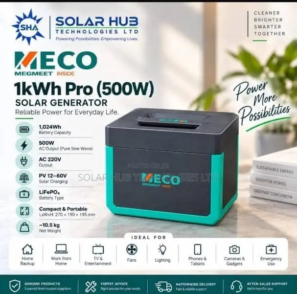 MECO 1kWh Portable Power Station – Abuja