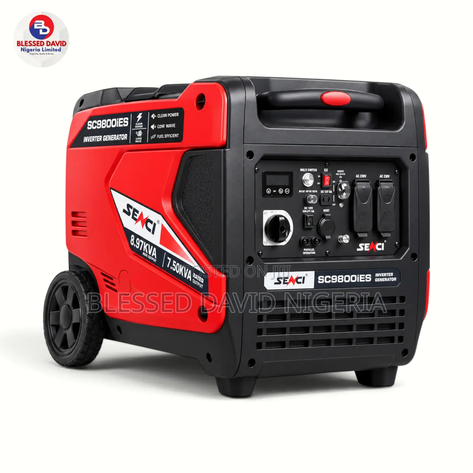 Senci SC9800iES 6.87kva / 7.5kva Silent Inverter Petrol Generator