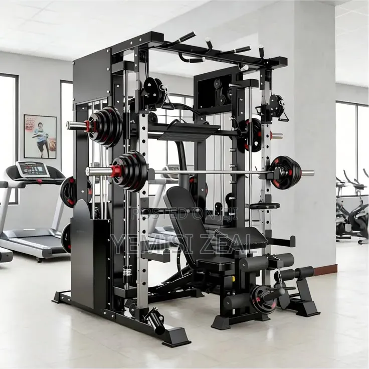 Heavy Duty Smith Machine for Home and Commercial Use With Weight Bench