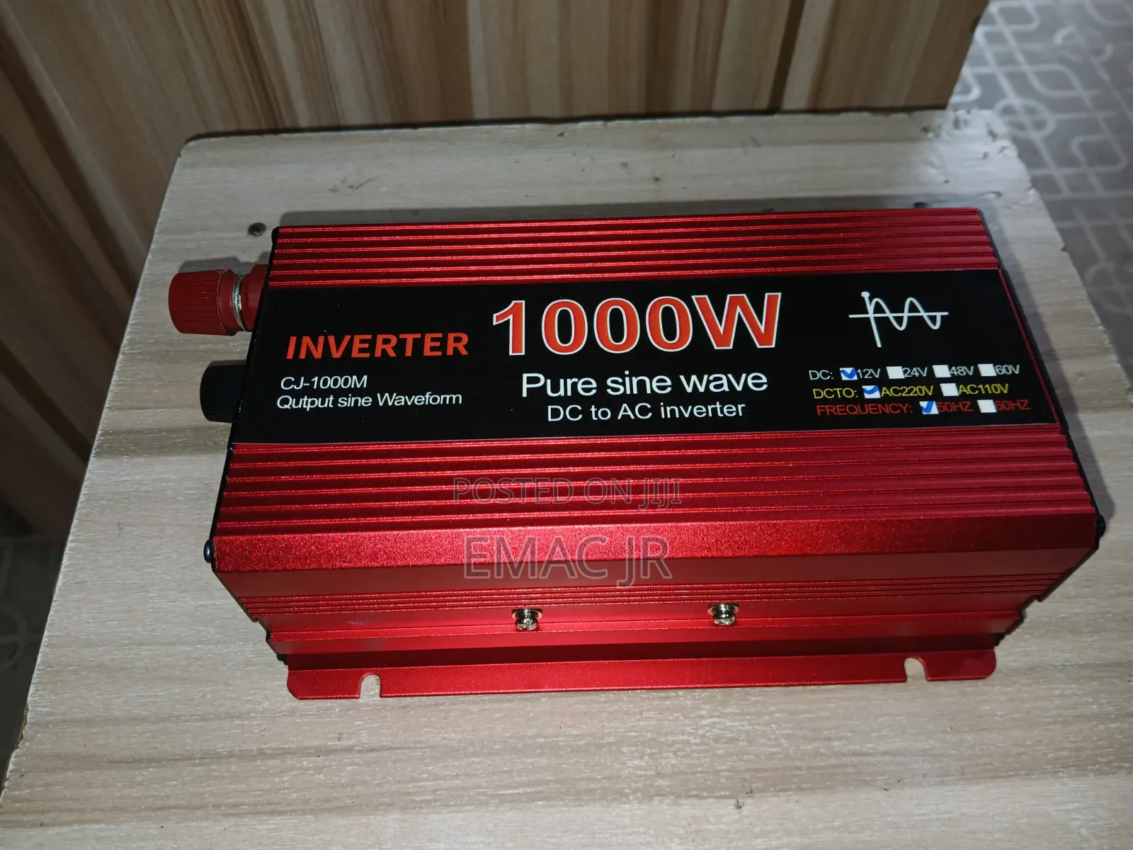 1000W Pure Sine Wave DC to AC Power Inverter