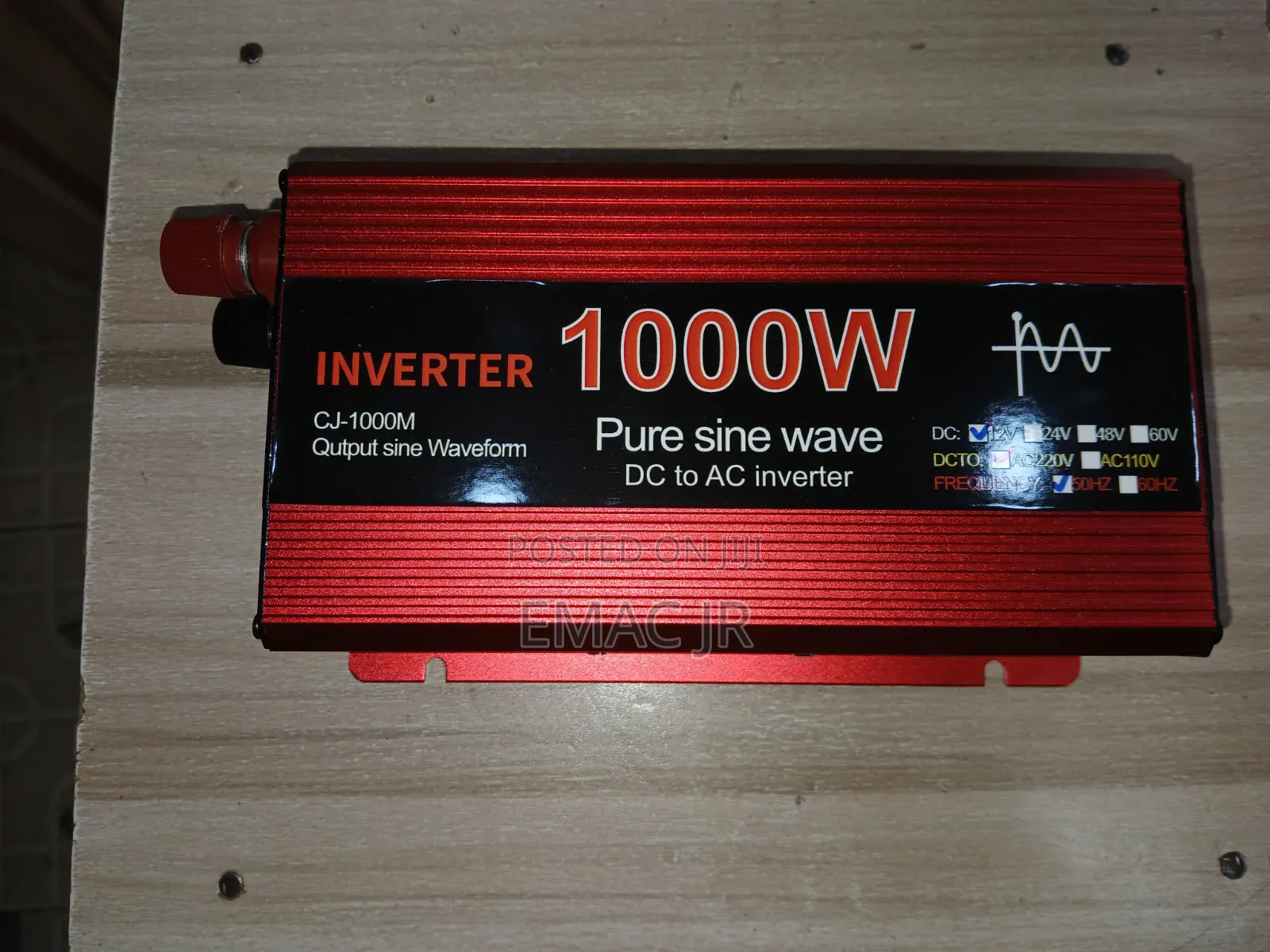 1000W Pure Sine Wave DC to AC Power Inverter