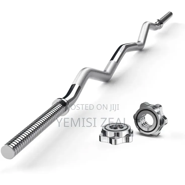 EZ Curl Bar Workout Barbell Rod