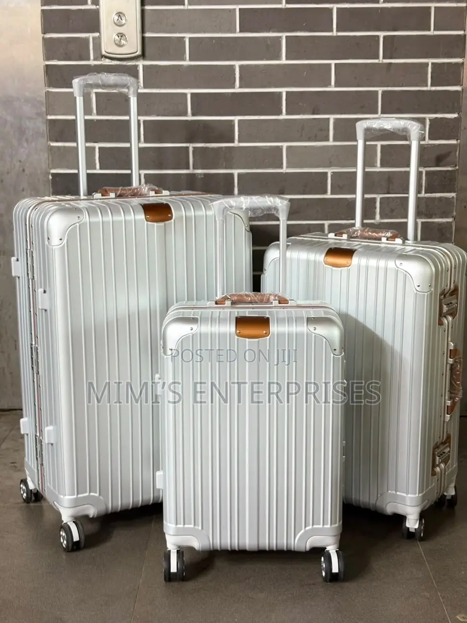 Premium Hardshell Aluminum Luggage Set of 3