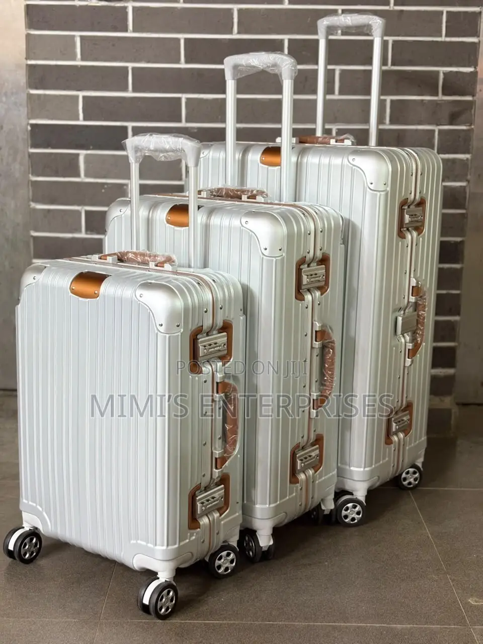 Premium Hardshell Aluminum Luggage Set of 3