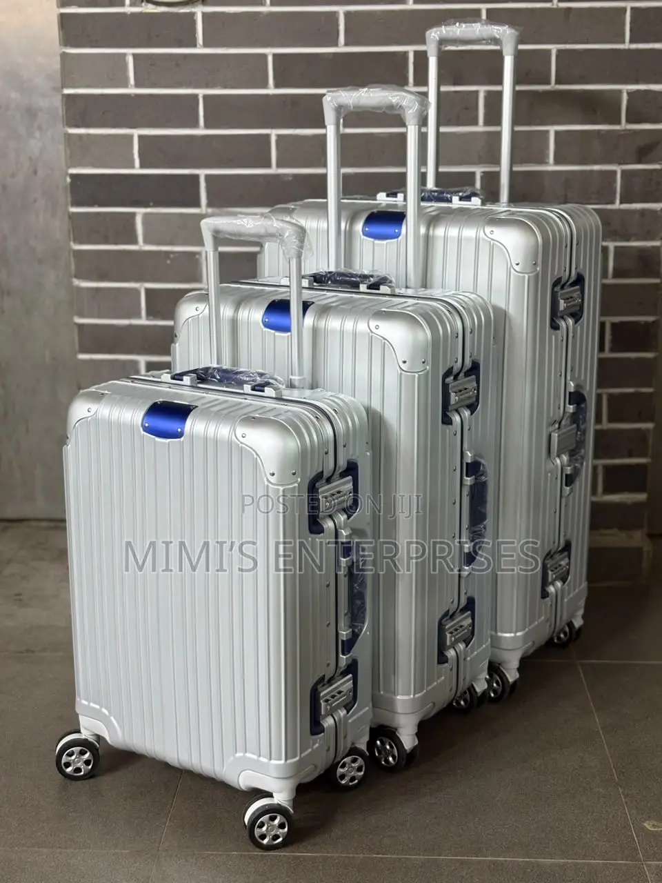 Premium Hardshell Aluminum Luggage Set of 3