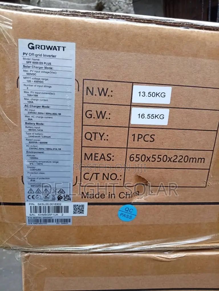 Growatt 6kva Hybrid Inverter Now