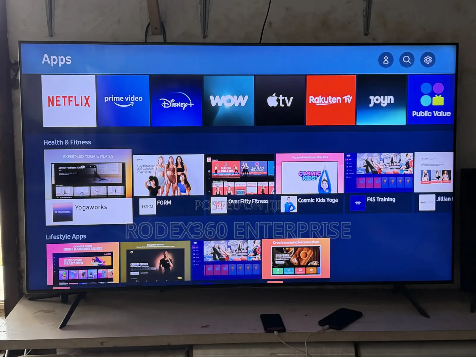 65-Inch UK Used Samsung QLED Smart TV