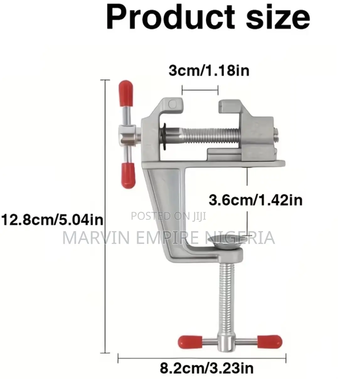 Industrial Grade 360° Swivel Rotation, Compact Desktop Clamp