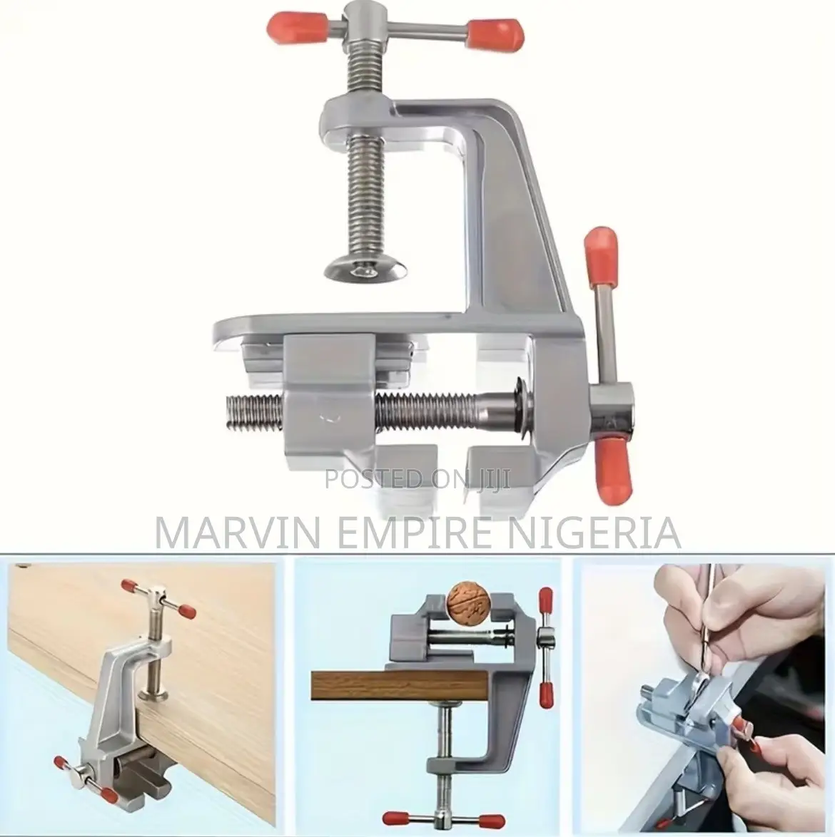 Industrial Grade 360° Swivel Rotation, Compact Desktop Clamp