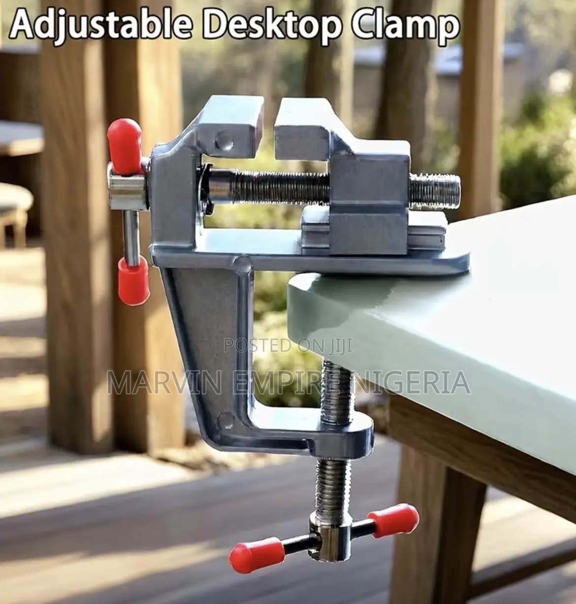 Industrial Grade 360° Swivel Rotation, Compact Desktop Clamp