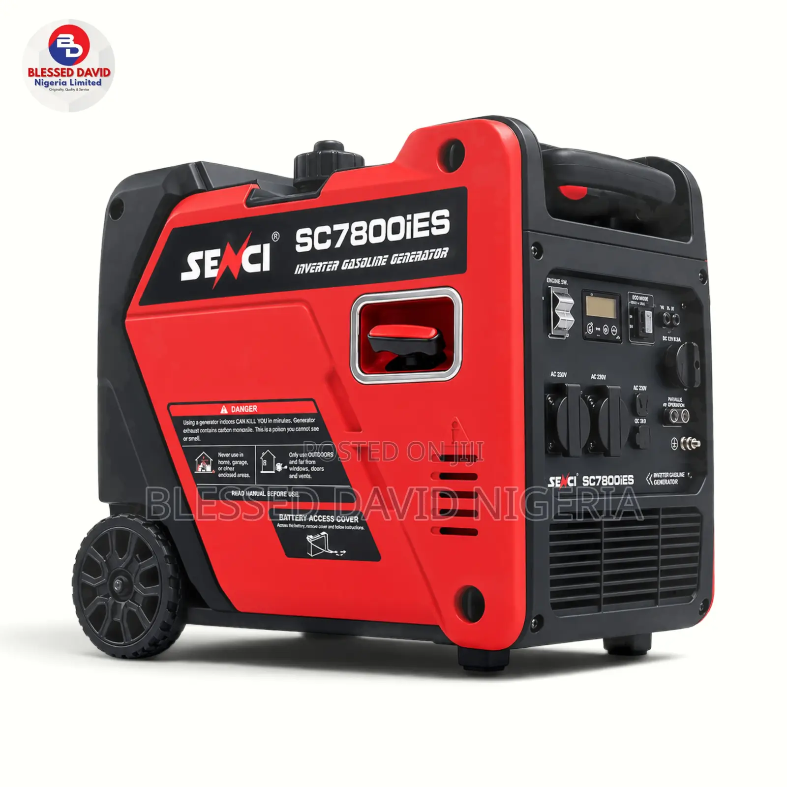 Senci SC7800iES 5.0kva / 5.6kva Silent Inverter Petrol Generator