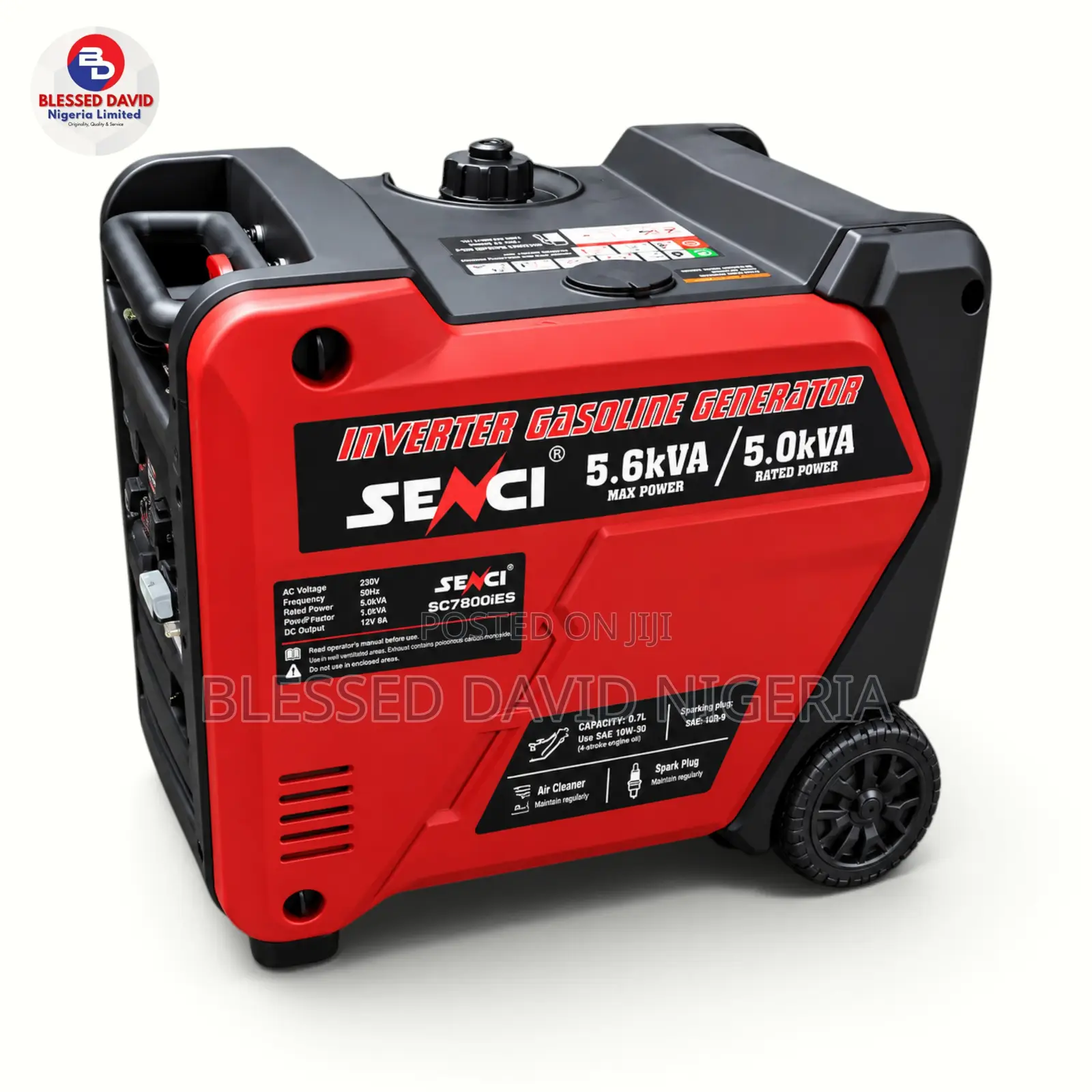 Senci SC7800iES 5.0kva / 5.6kva Silent Inverter Petrol Generator