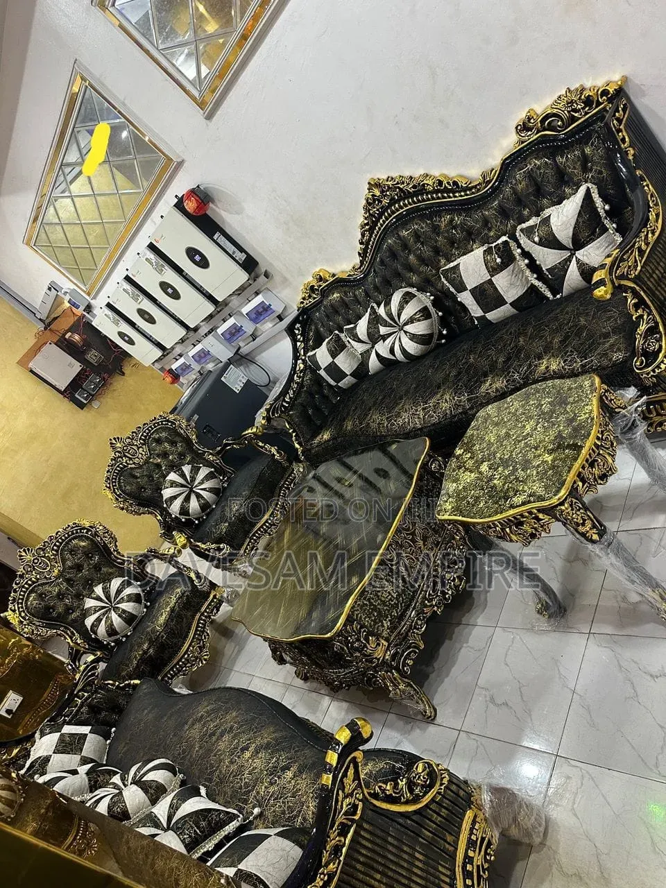 Beautifully Designed High Quality 8-Seater Egyptian Royal Sofa