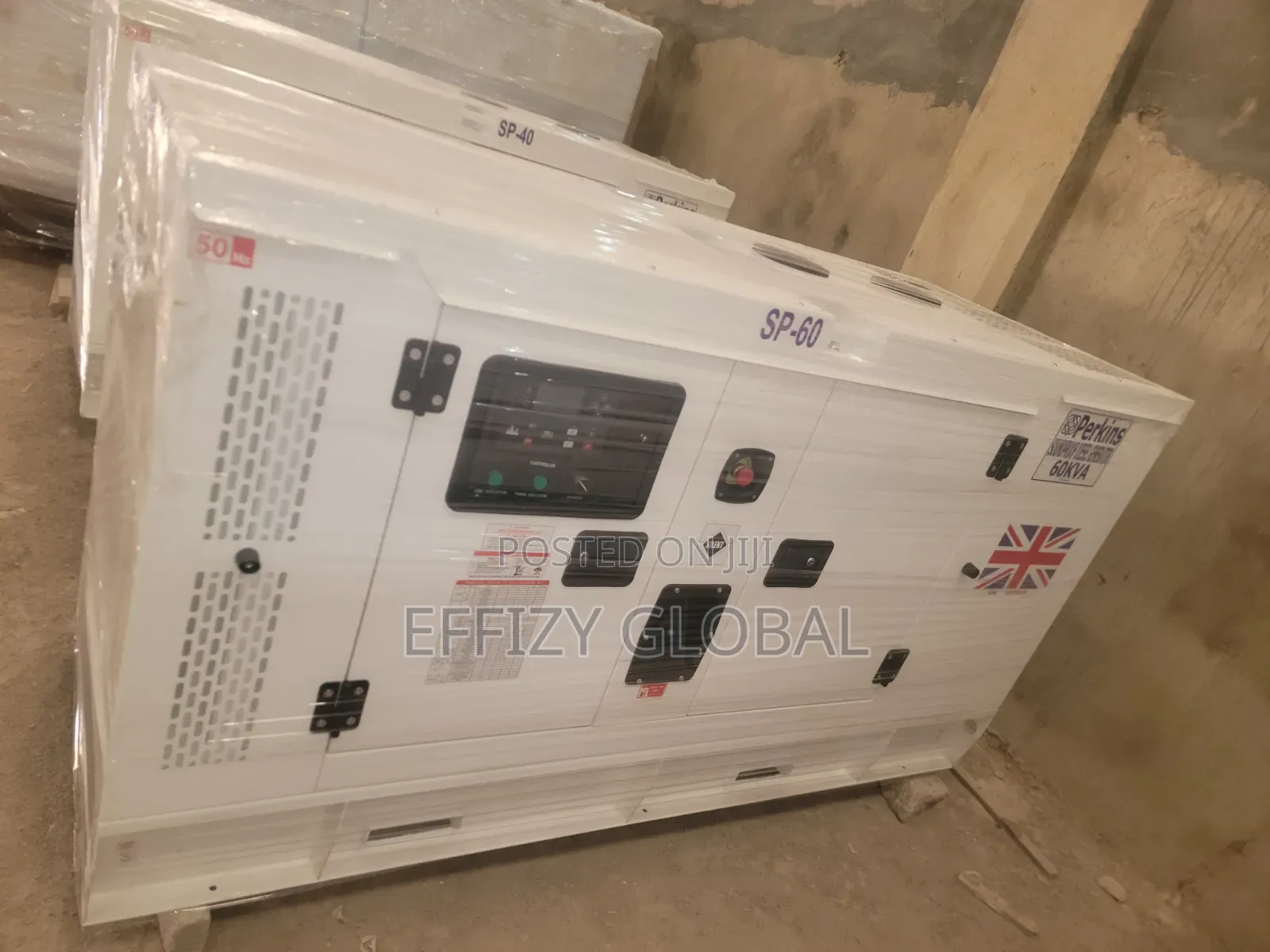 BrandNew Perkins England Heavy-Duty 60KVA Soundproof Diesel Generator