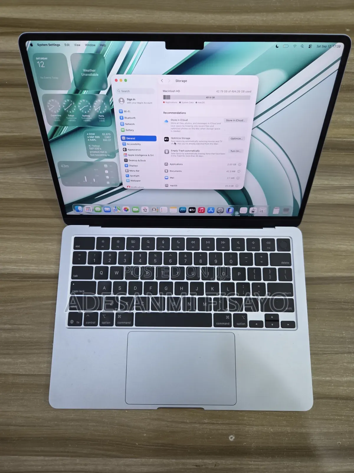 Laptop Apple MacBook Air 2025 M4 16GB Apple M4 SSD 512GB