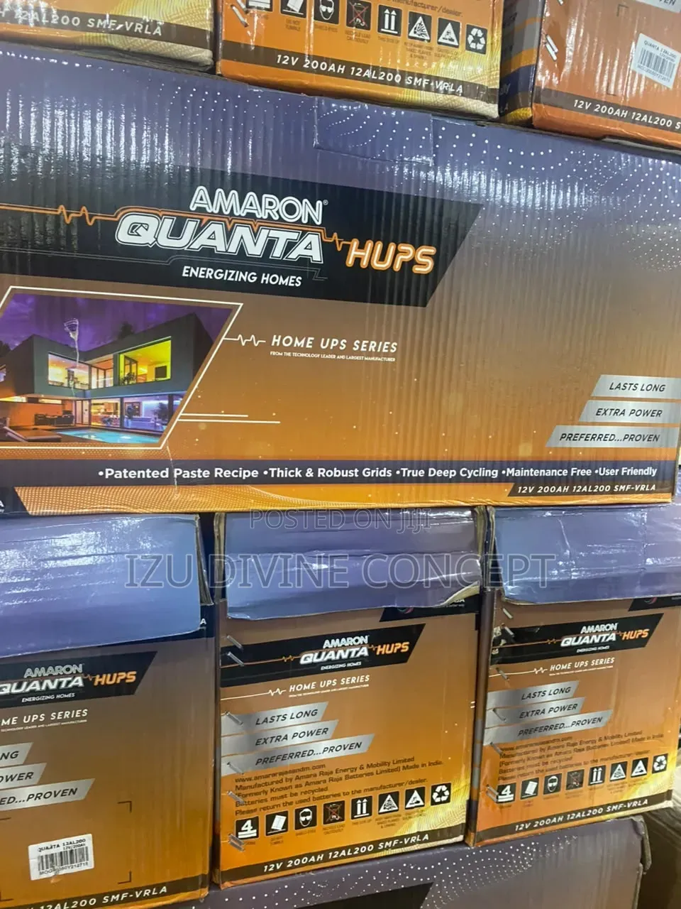 200ah 12v Amarin Quanta Deep Cycle Battery