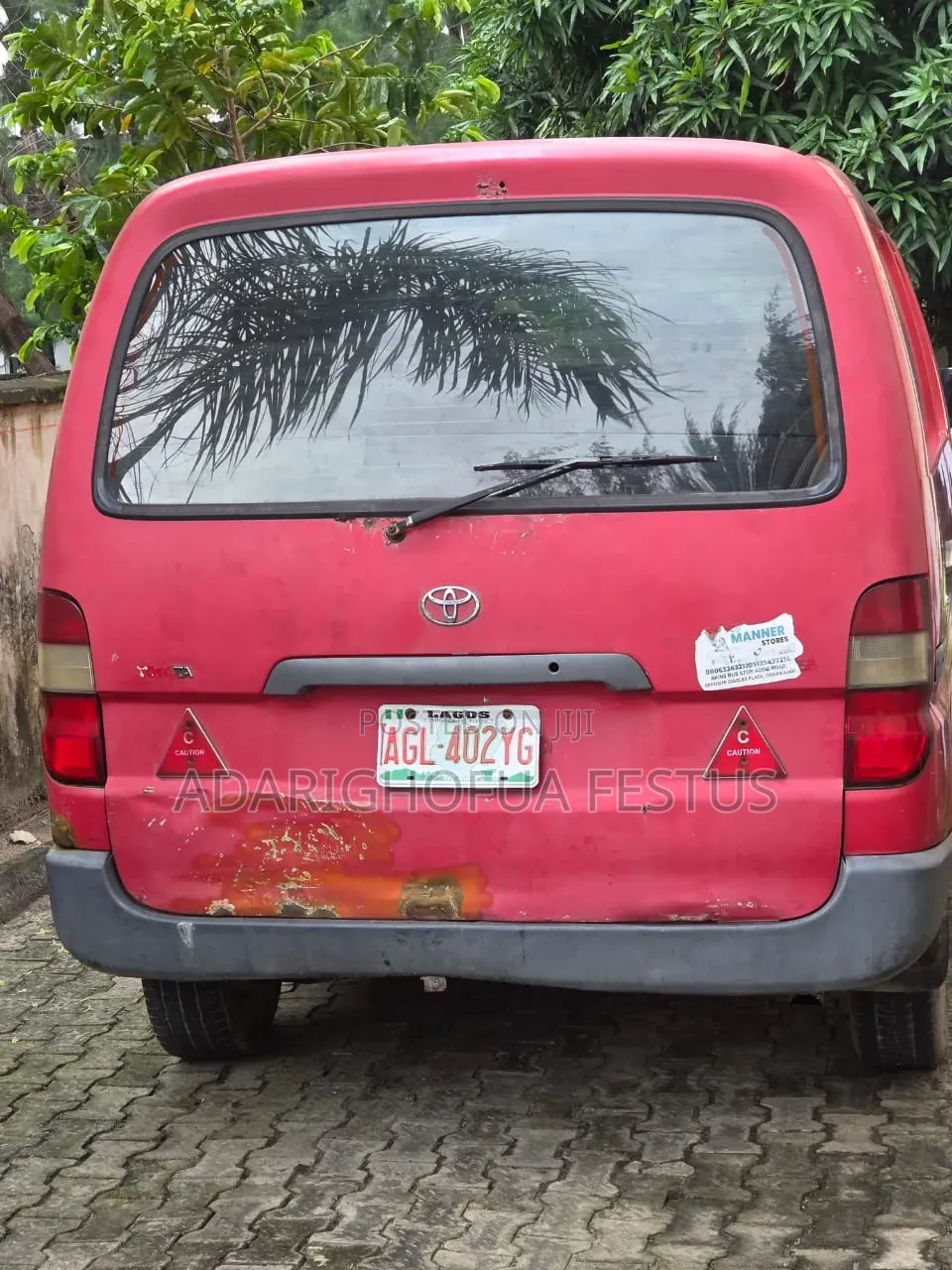 Toyota Grand HiAce 2002 Red