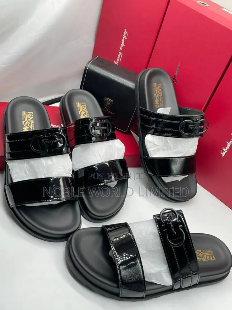 Classic Black Pam Slippers KNS 8d