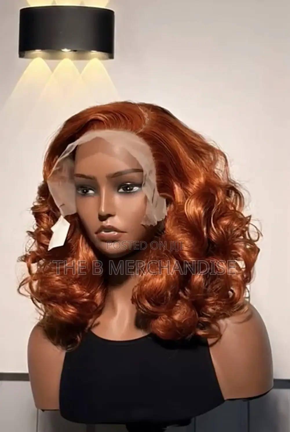 Lace Front Wig, Long Wavy Style (Human Blend)