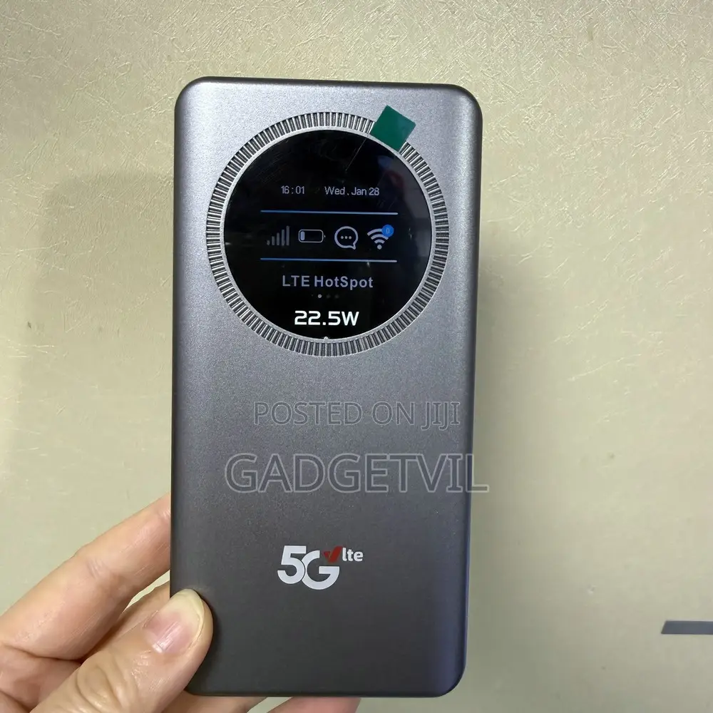 4G Wi-Fi 6 Dual Band 22.5W Power Bank 2.4GHz/5GHz Portable MiFi Router