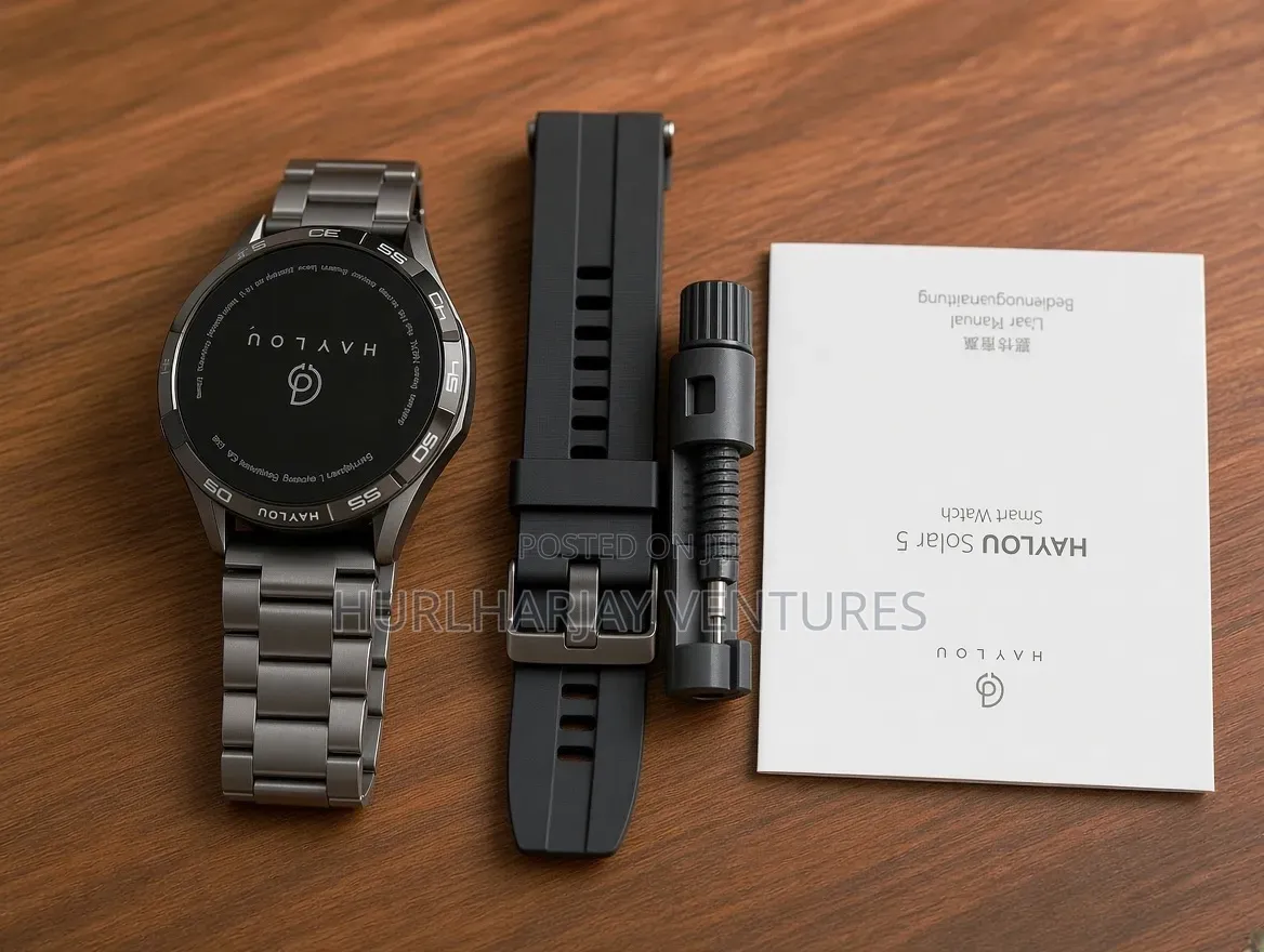 Haylou Solar 5 (Steel Strap + Extra Strap)