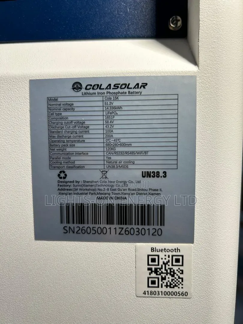11kva Hybrid Inverter With 15kwh Lithium Battery