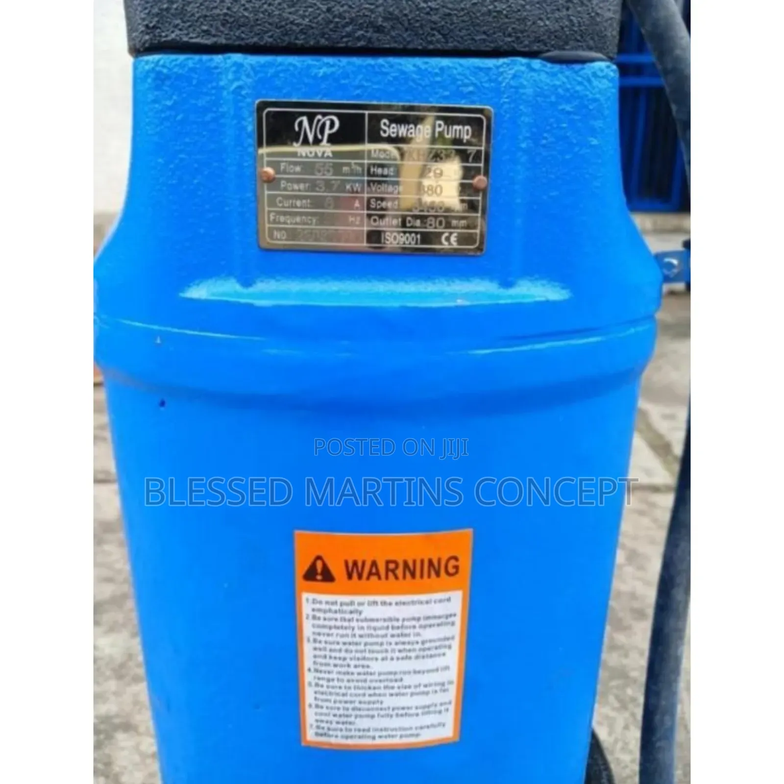 5.5HP Industrial Heavy-Duty Sludge/Dewatering Pump