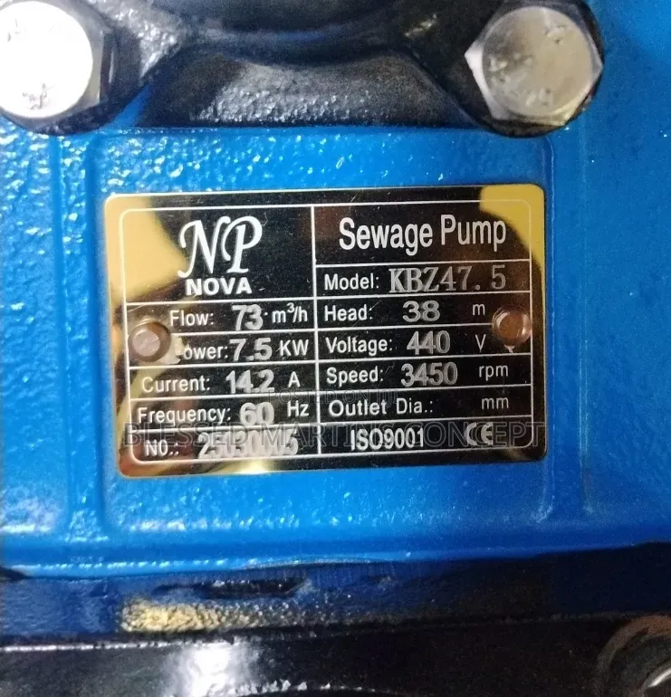 10HP Sludge/Dewatering Industrial Heavy-Duty Submersible Pump