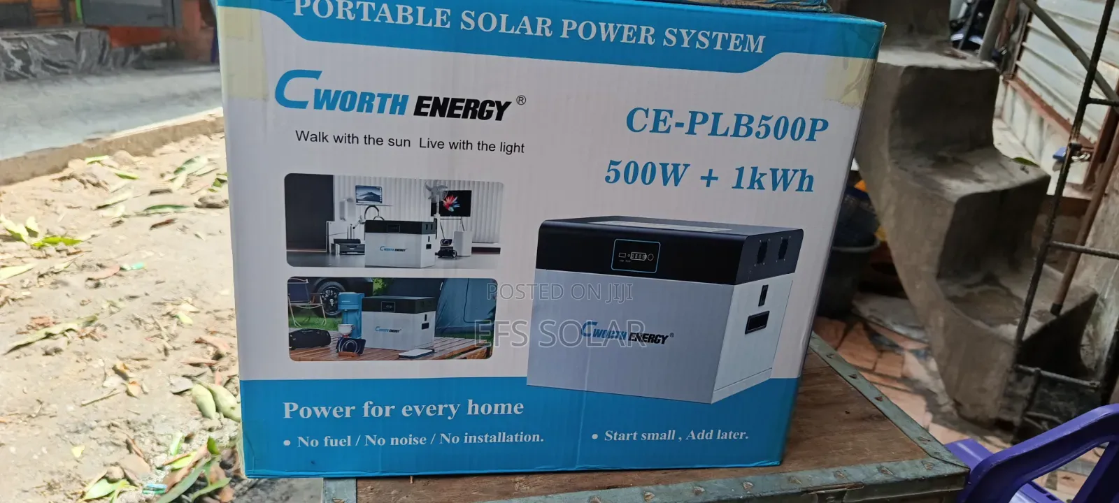 Cworth Energy 500W + 1kWh Portable Solar Power Station