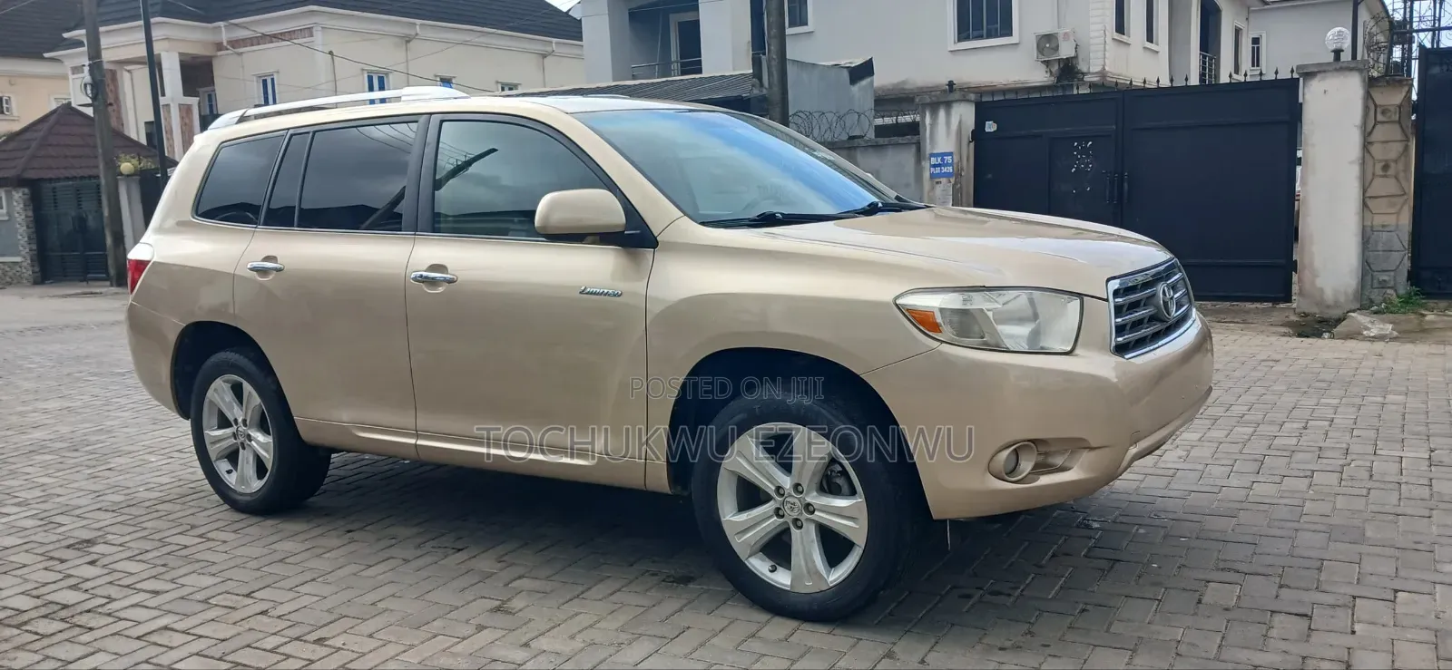 Toyota Highlander Limited 2008 Gold