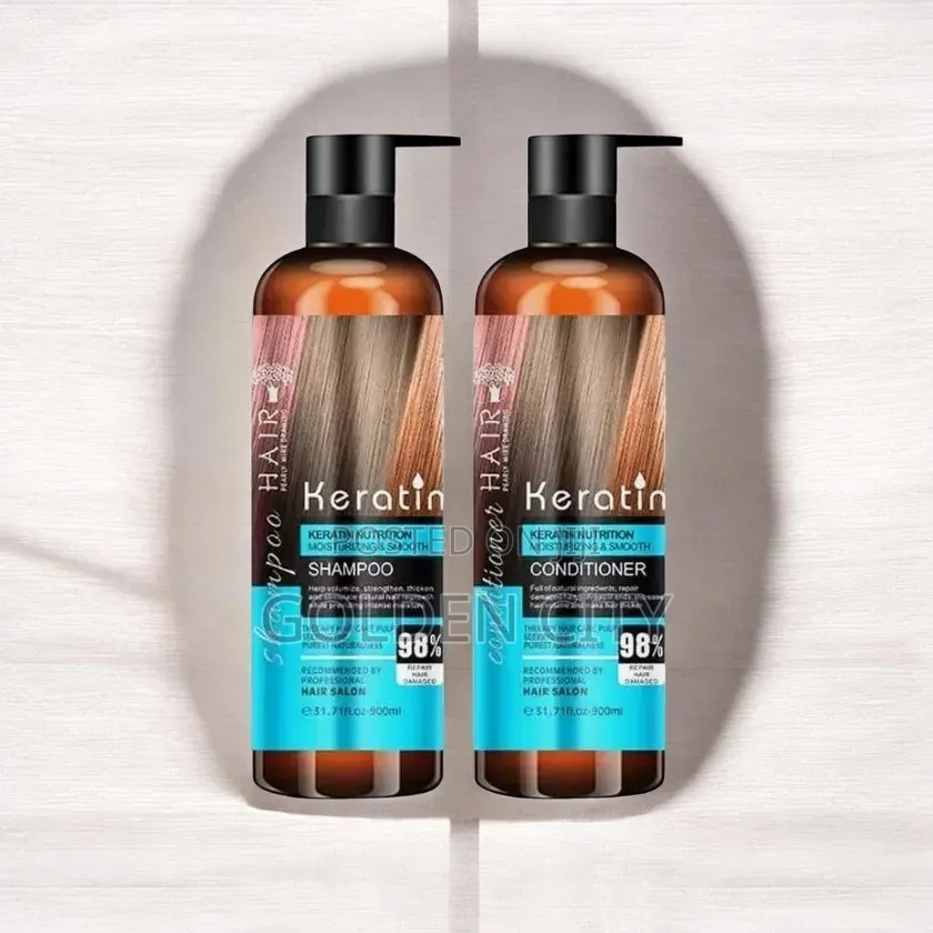 Keratin Hair Repair Shampoo Conditioner Set